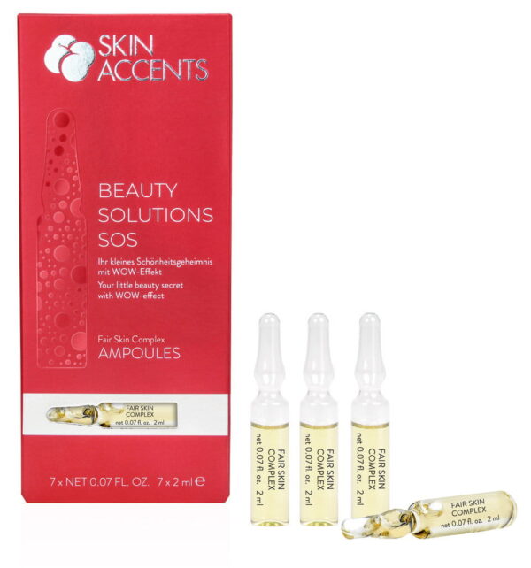 Skin Accents Fair Skin Complex Ampulky proti zabarvení pleti - vitamin C 7ks x 2ml