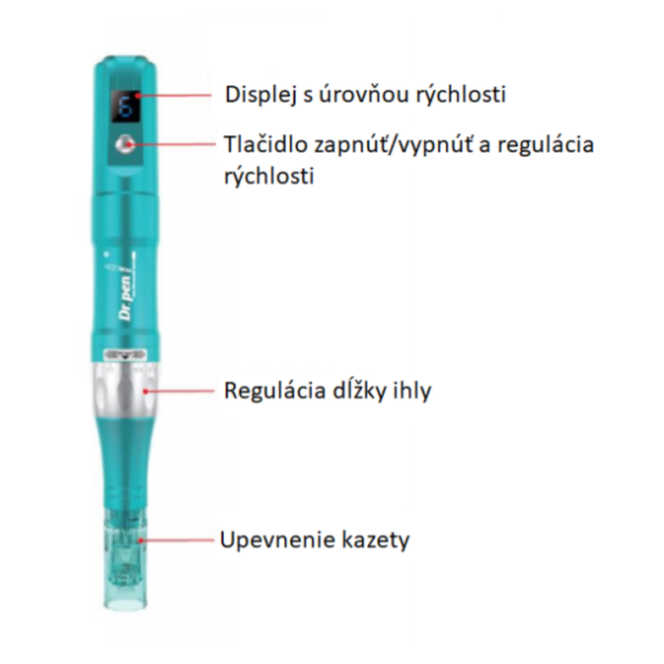 Dr. Pen Ultima A6-s (bezdrátový dermapen) - Image 3