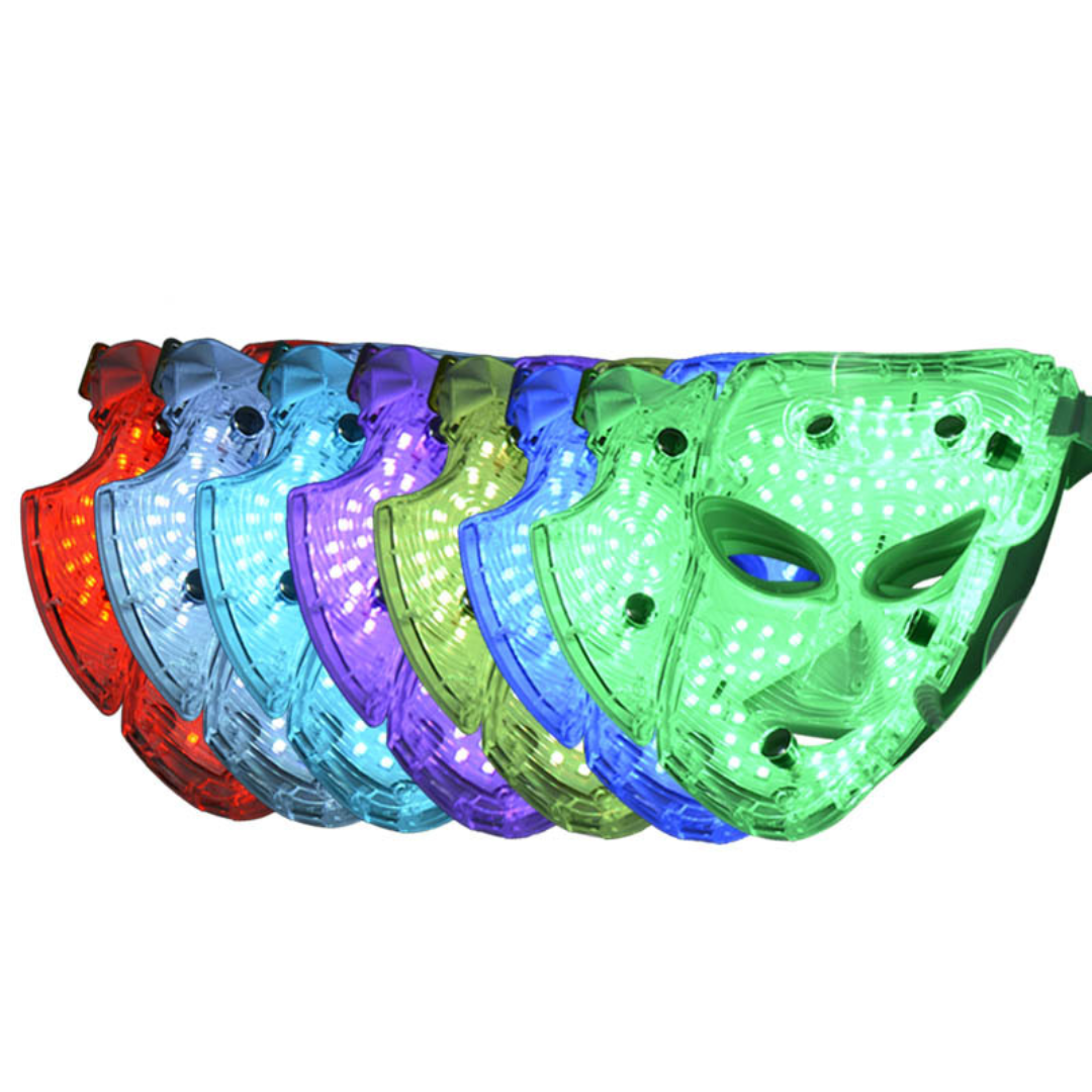 Profesionální maska LED, 7 barev LED, fotonová terapie - Obrázek 5