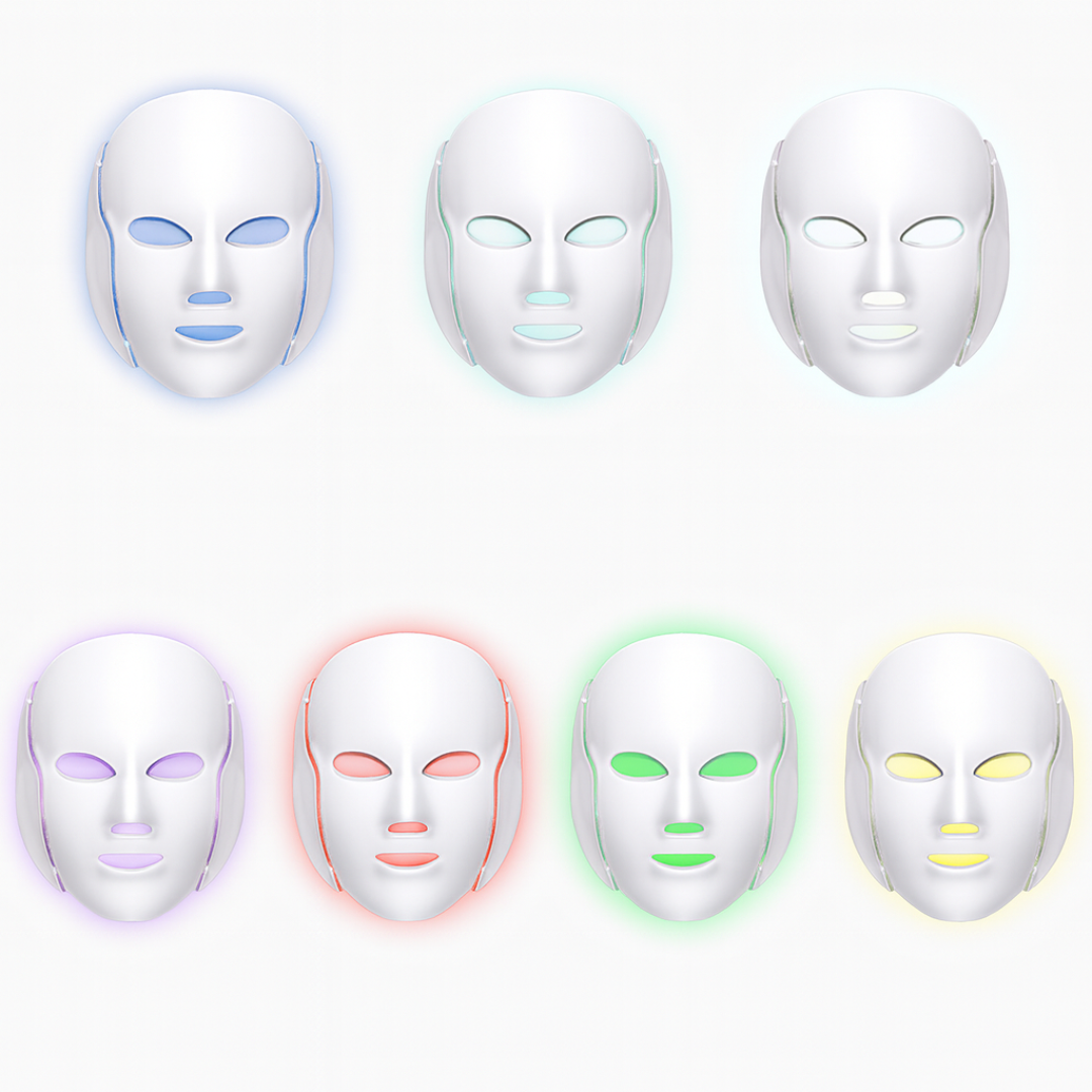 Profesionální maska LED, 7 barev LED, fotonová terapie - Obrázek 6