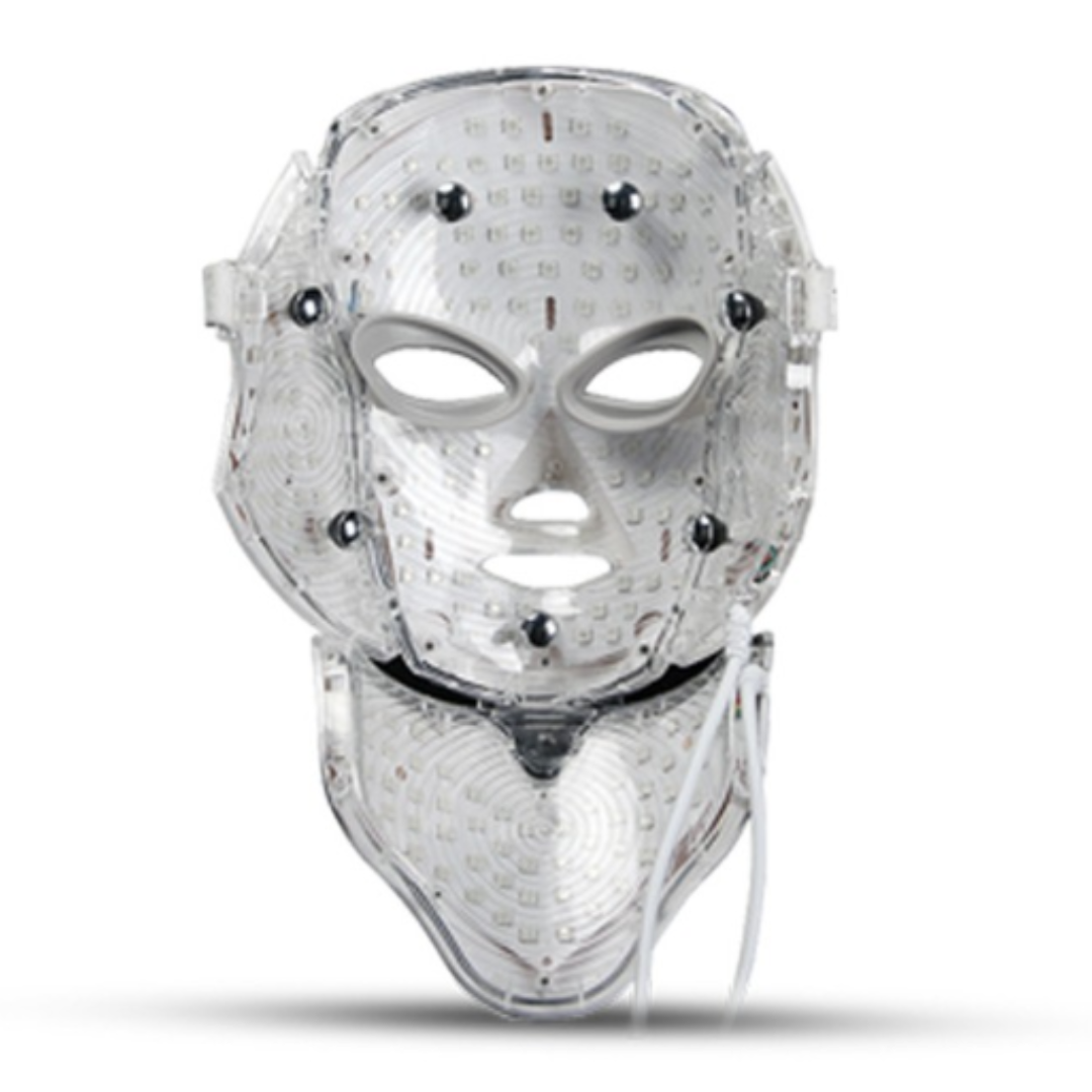 Vyživující LED Maska na Obličej a Krk 7 Barev - Obrázek 2