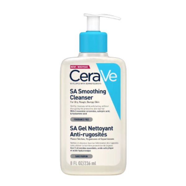 CeraVe SA Smoothing Cleanser – Vyhlazující Čisticí Gel 236 ml