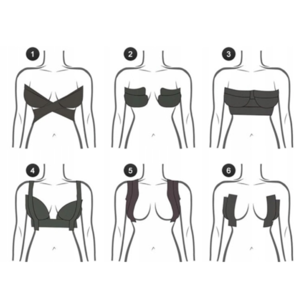 BOOB TAPE Liftingová Páska na Prsa PUSH-UP + 4 Nálepky na Bradavky - Obrázek 3