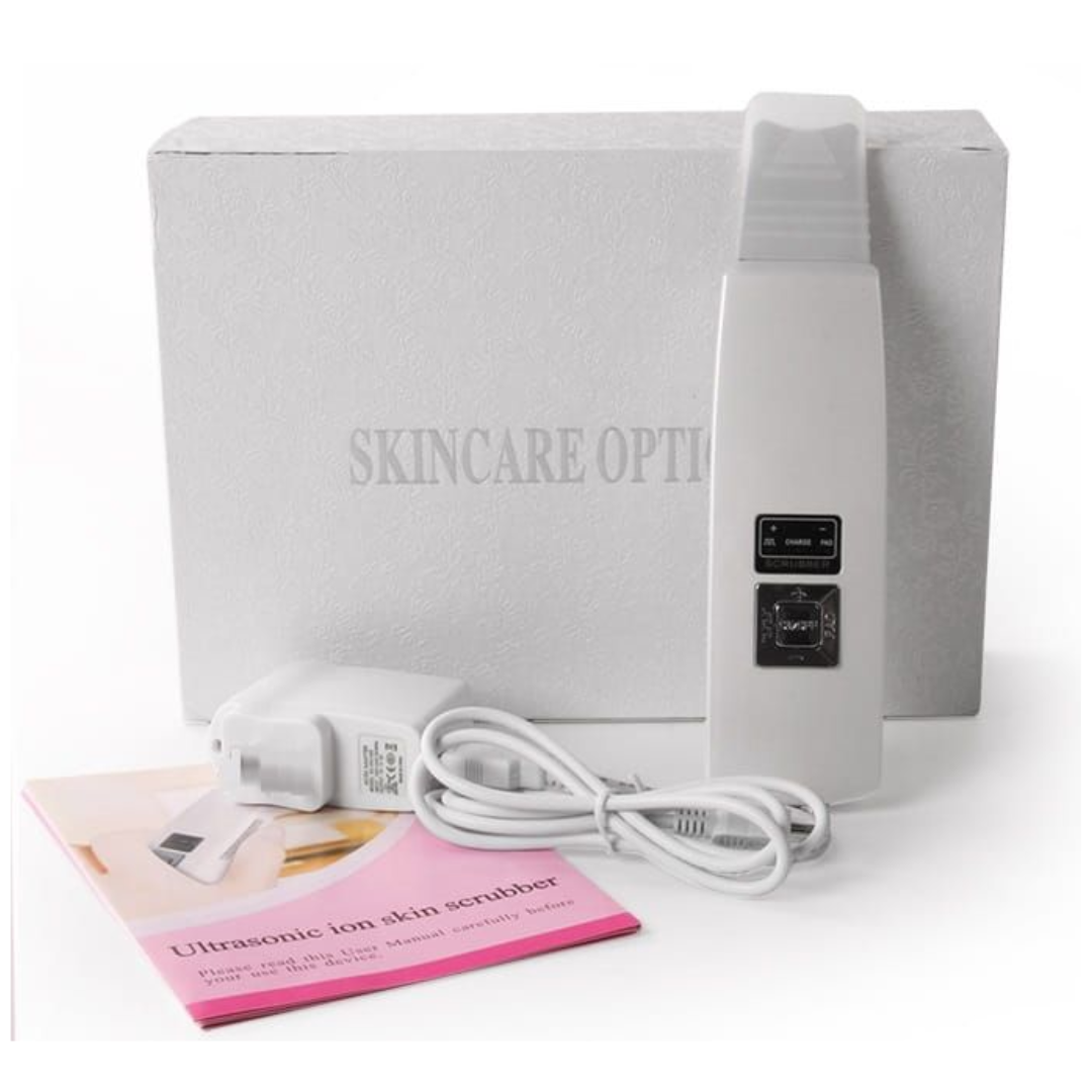 Ultrazvuková Špachtle 4v1 – Peeling, Sonoforéza, Mikromasáž a Regenerace