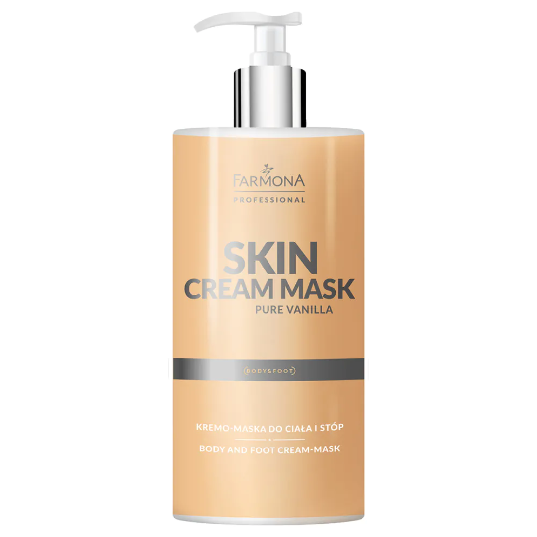 Farmona Skin Cream Mask – Vanilková Maska na Tělo a Chodidla 500 ml