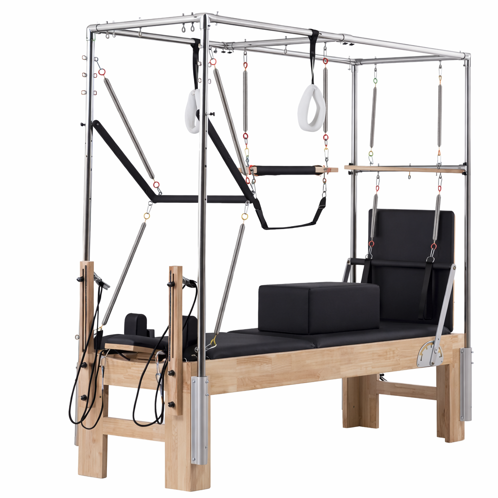 Pilates Cadillac Stability z Dubového Dřeva s Věží - Obrázek 2