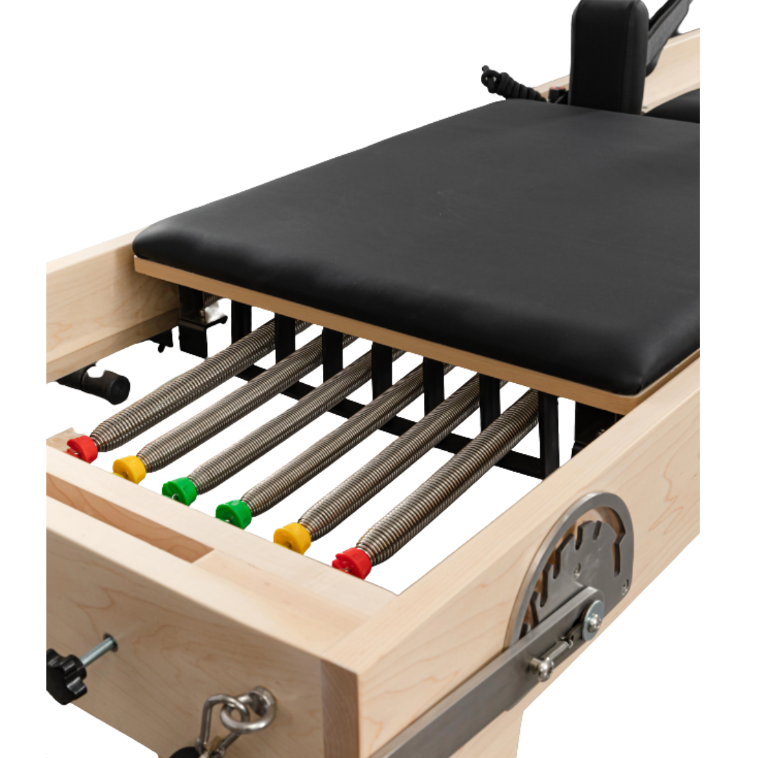 Pilates Reformer 2v1 – Kombinace Reformeru a Věžového Systému - Obrázek 3