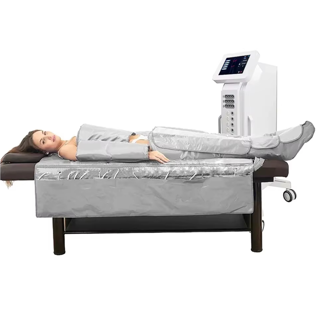 Profesionální Pressoterapeutický Systém 3v1 – Pressoterapie, Infračervené Teplo, EMS - Obrázek 3