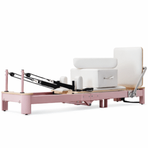 Skládací Pilates Reformer v Růžovém Provedení