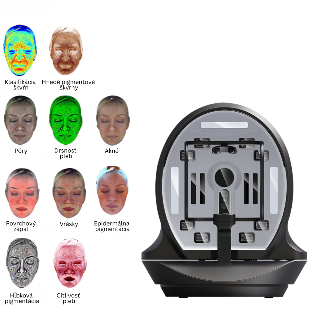 Skin Scan 3D – Profesionální AI Analyzátor Pleti s Funkcí 3D Modelování Obličeje - Obrázek 4